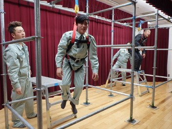 Training session for full harness